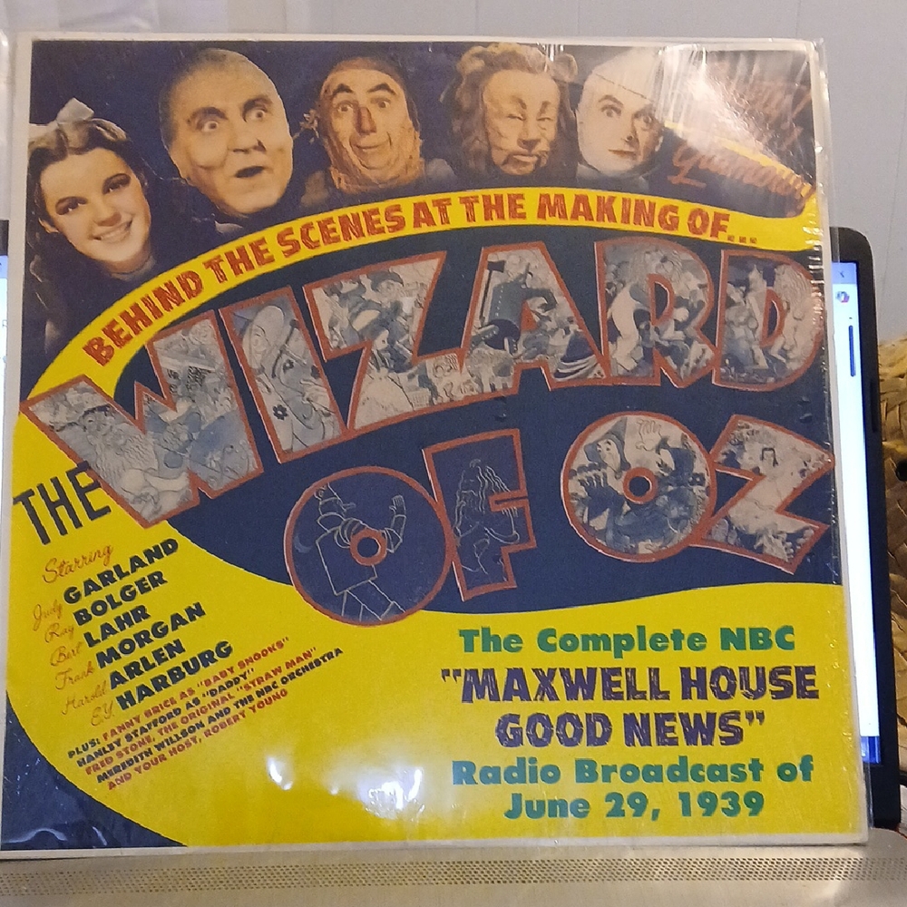 The Wizard of Oz Vinyl Radio Broadcast LP Record